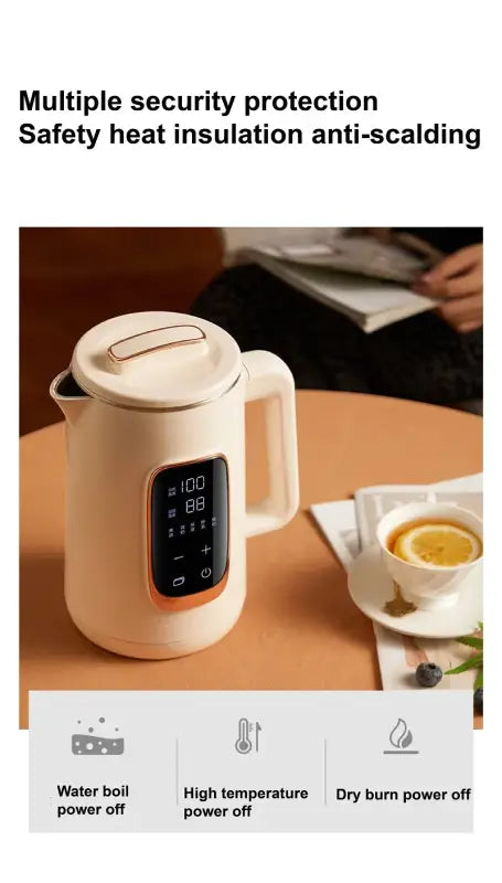 1.5 L Electric Stainless Steel Thermostatic Heat Preservation Kettle Teapot