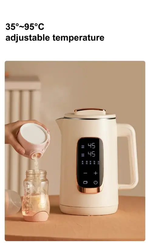 1.5 L Electric Stainless Steel Thermostatic Heat Preservation Kettle Teapot