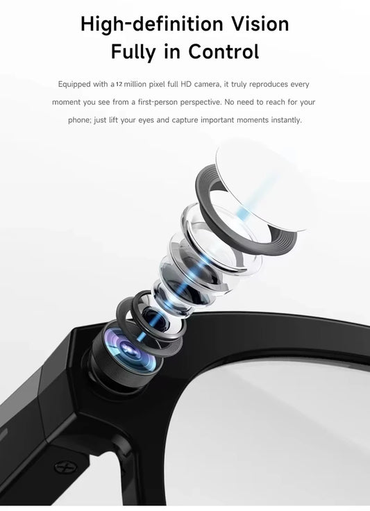 Smart glasses with voice translation bluetooth calls