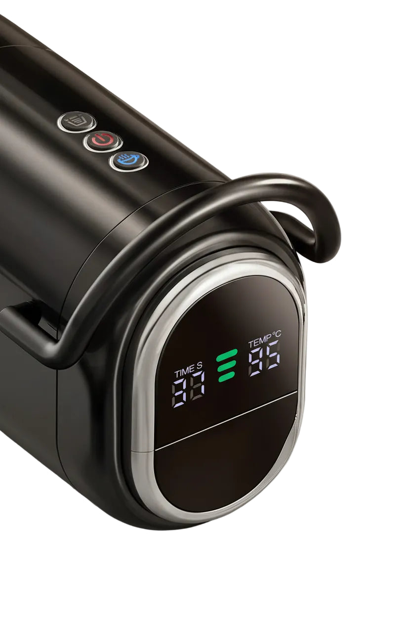 Compact 1450W cappuccino and latte machine