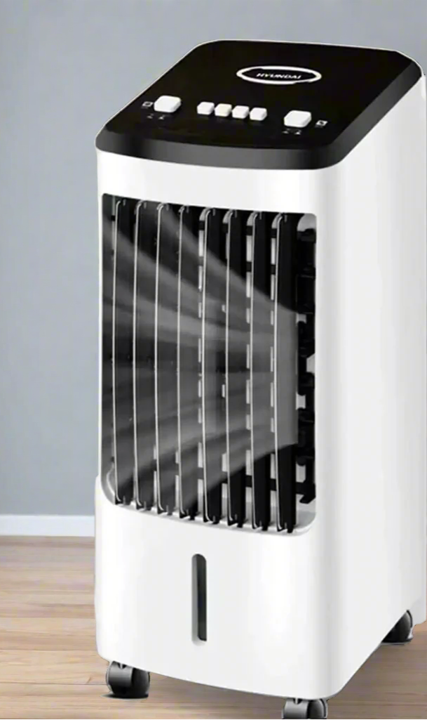Portable air conditioner on a white background
