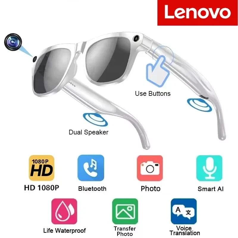 Lenovo wearable smart glasses for sports and travel