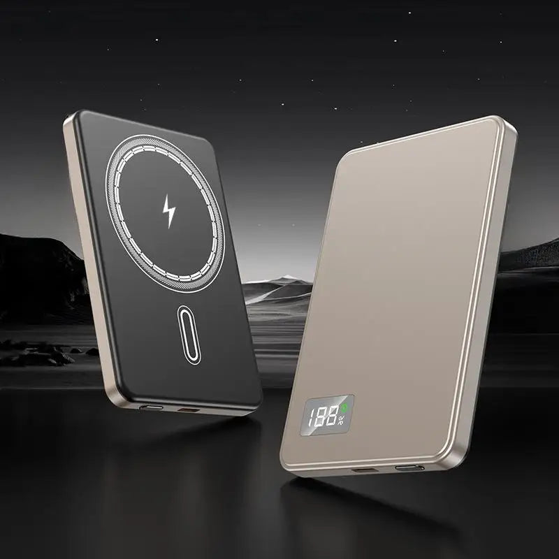 slim magnetic battery pack portable travel charger