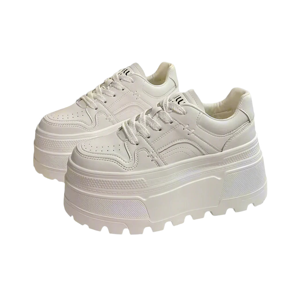 Women's Skateboard Style Running Sneakers - Fashion Design