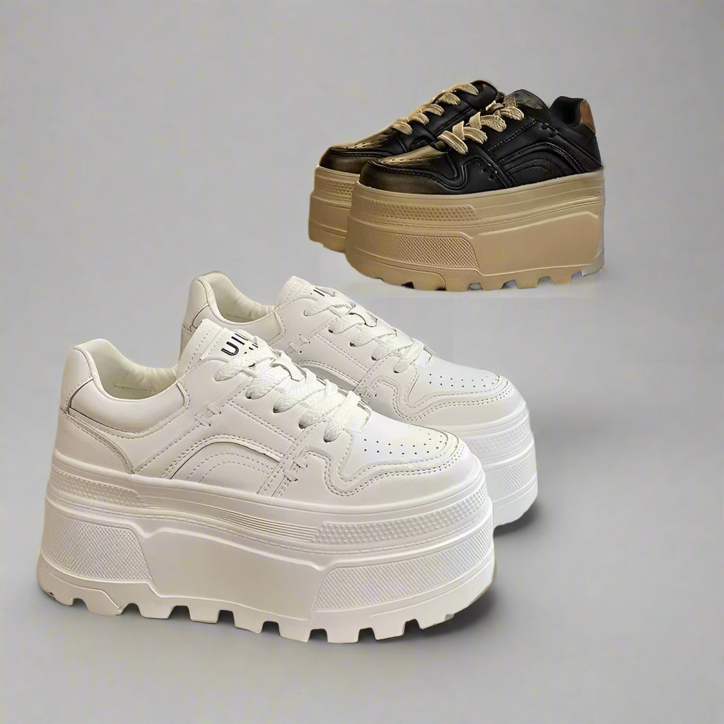 Breathable Lightweight Vulcanized Sneakers for Women - Close-up