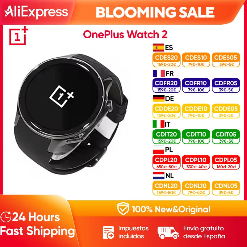 OnePlus Smartwatch 2 with 1.43 inch AMOLED round screen