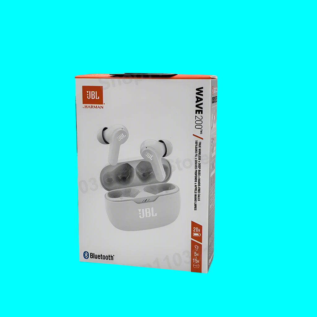 JBL Wave Headphones 200 offers immersive audio, hands-free calls with a built-in mic