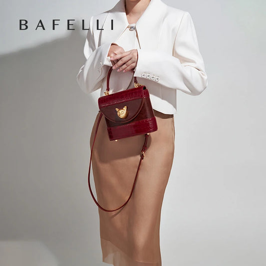 Sac à main Bafelli en cuir de crocodile pour femme