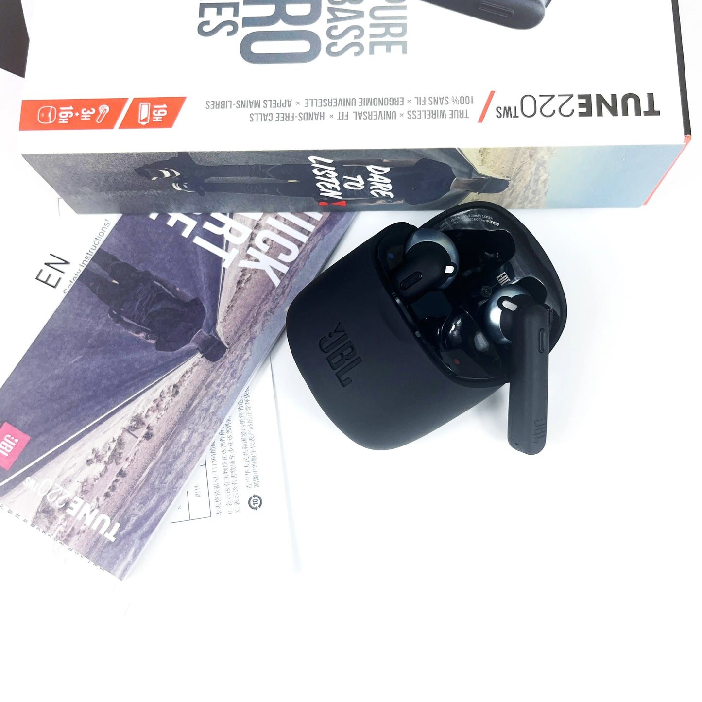 Original JBL Tune 220 TWS True Wireless Bluetooth Earphones
