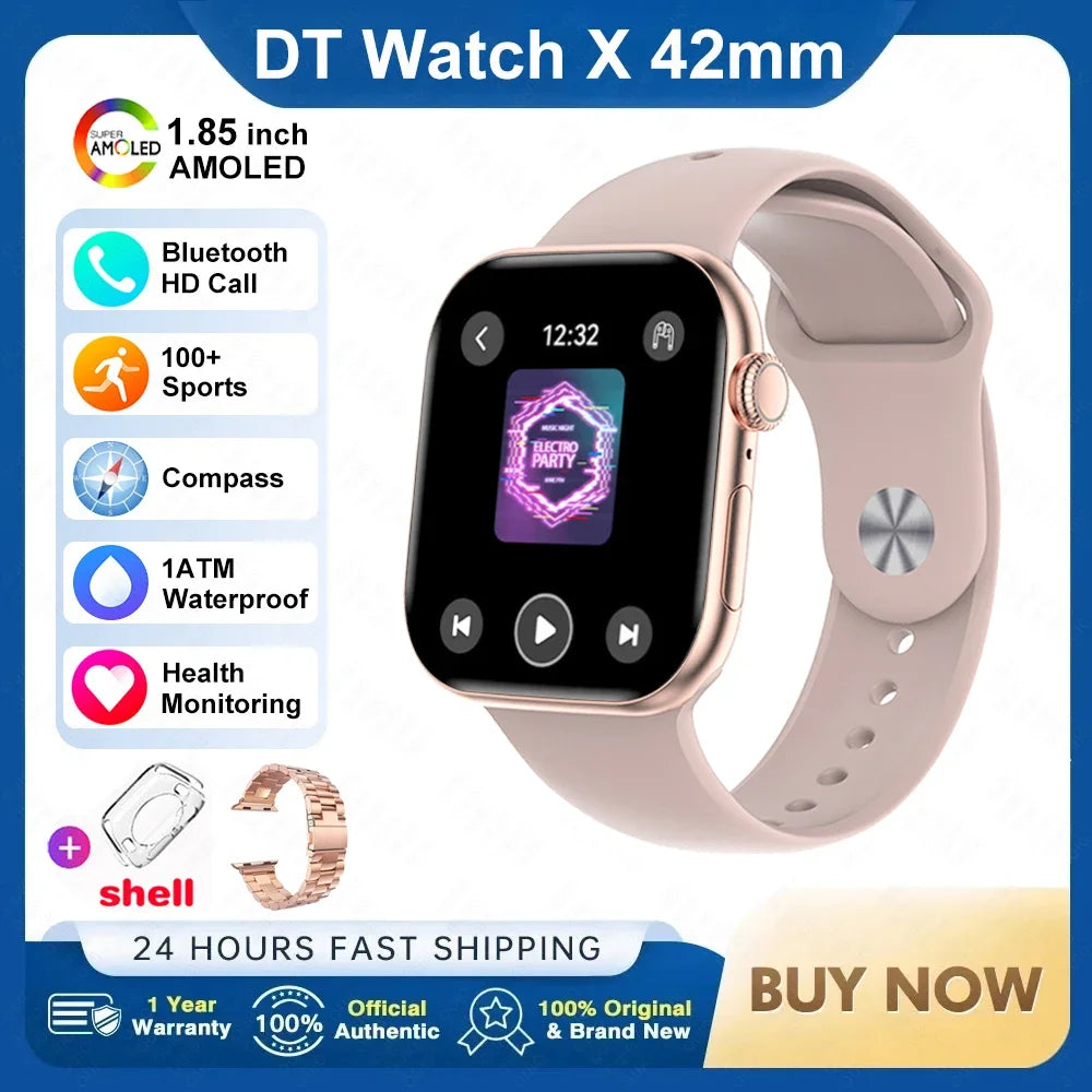 Apple DT Smart Watch X Mini 3D con AI Voice e NFC da 1,85 pollici