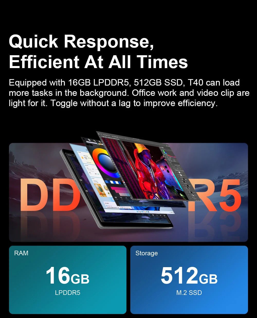 Ninkear T40 2 in 1 Backlight Laptop Touch Screen N100 14 Inch