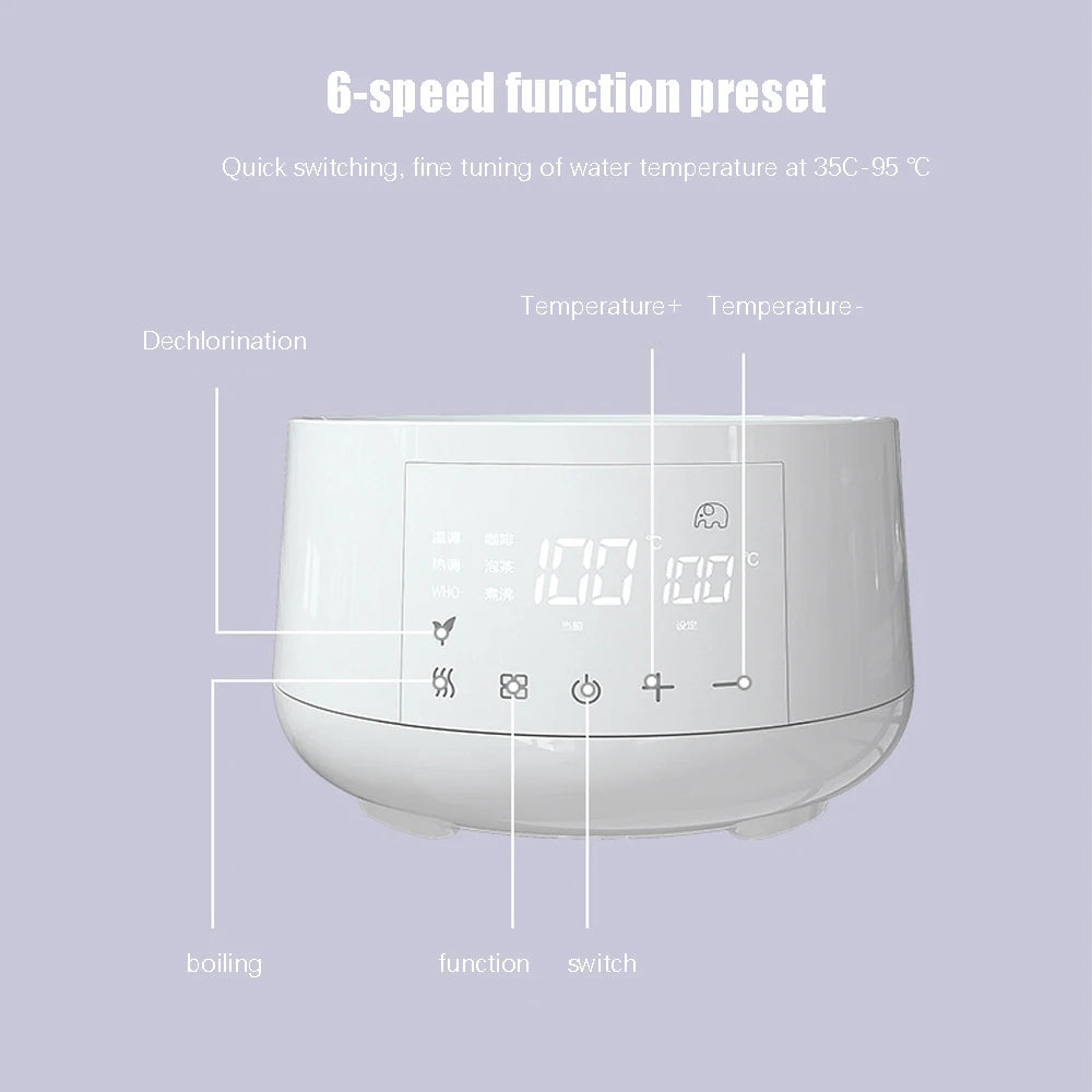 Thermostatic Electric Milk Baby Regulator Kettle Keep Warm 24 Hours With Smart Insulation
