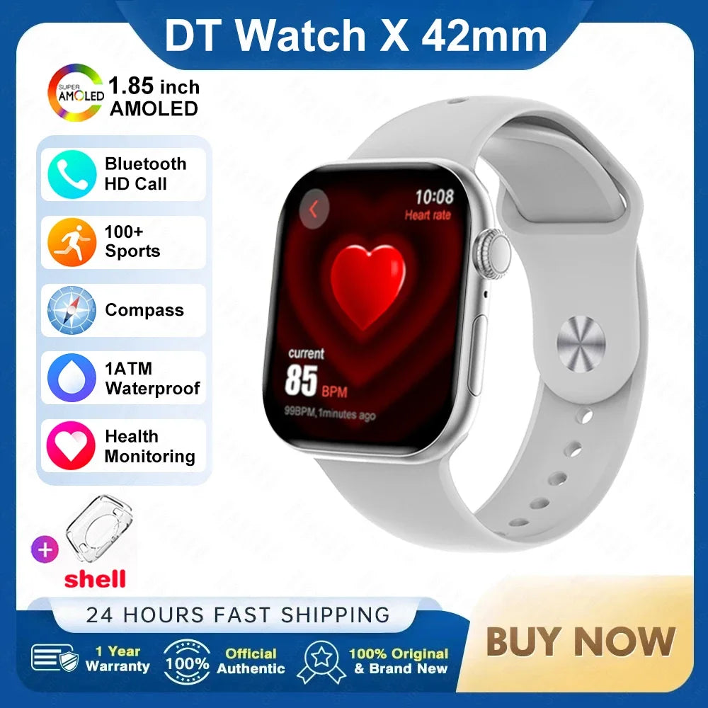 Apple DT Smart Watch X Mini 3D con AI Voice e NFC da 1,85 pollici