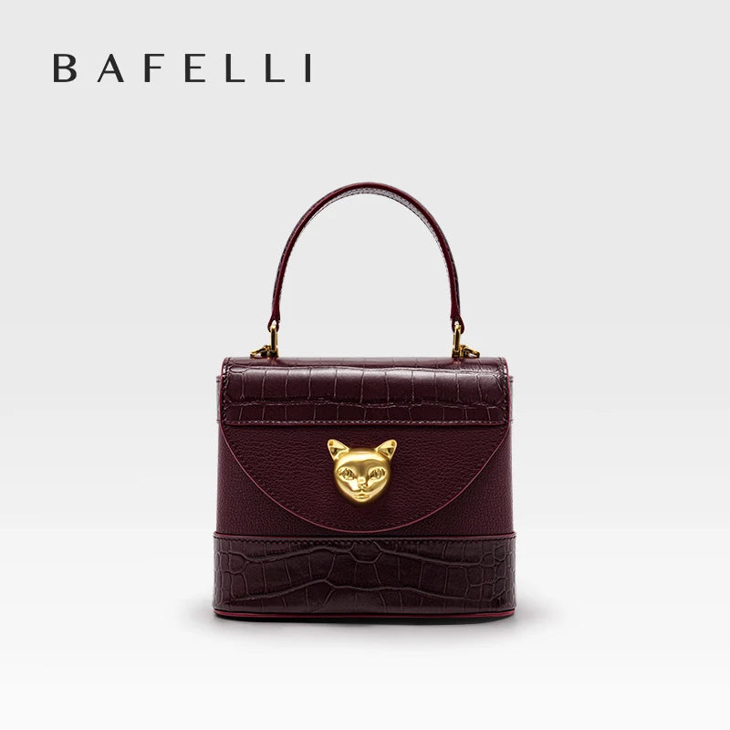 Sac à main Bafelli en cuir de crocodile pour femme