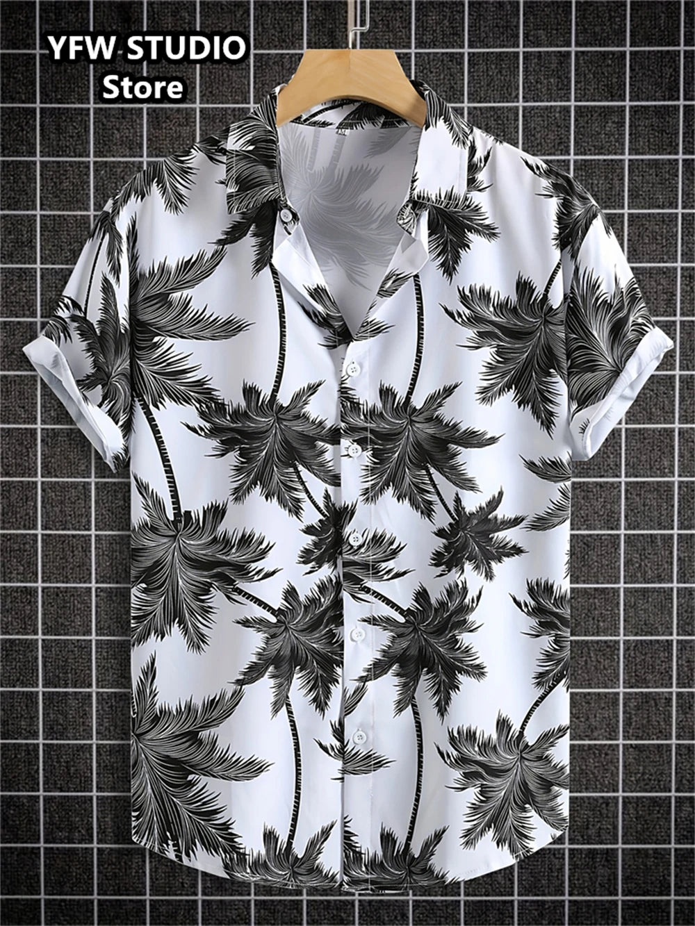 Fashion 3D Printed Summer Hawaiian Short Sleeve Beach Blouse Shirt