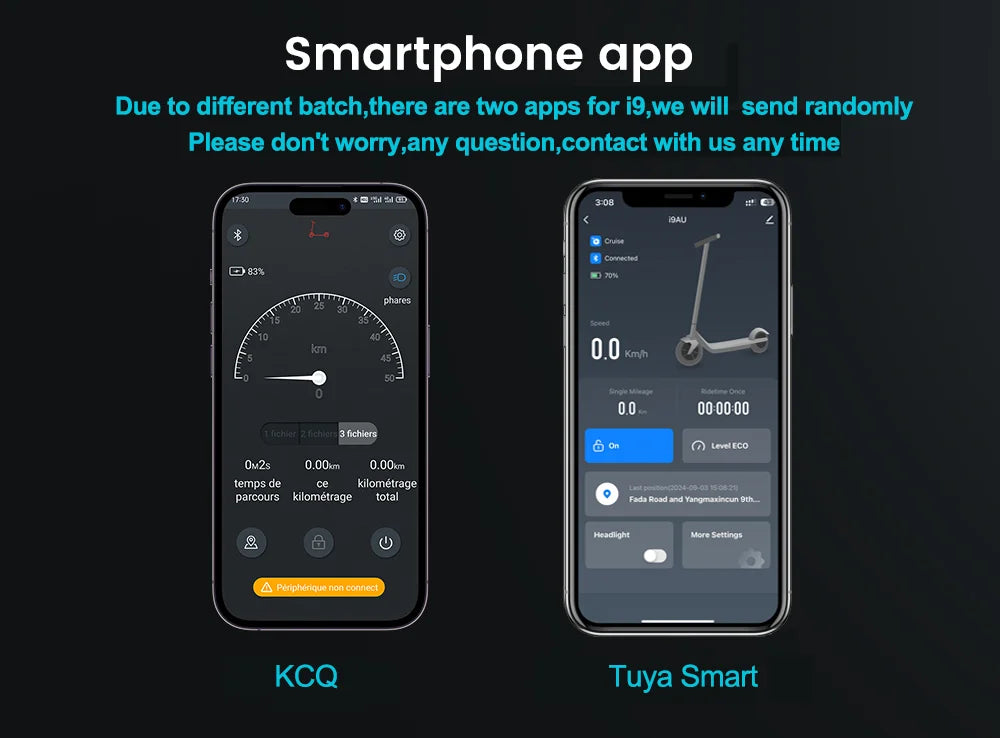 iScooter i9/i9 pro Fold-able 7.5Ah Electric Kick Scooter 350 W With APP