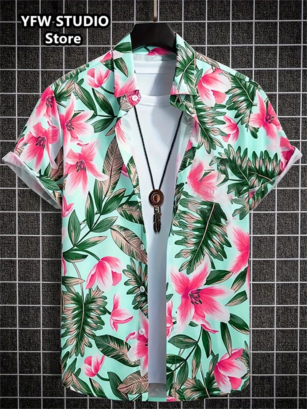 Fashion 3D Printed Summer Hawaiian Short Sleeve Beach Blouse Shirt
