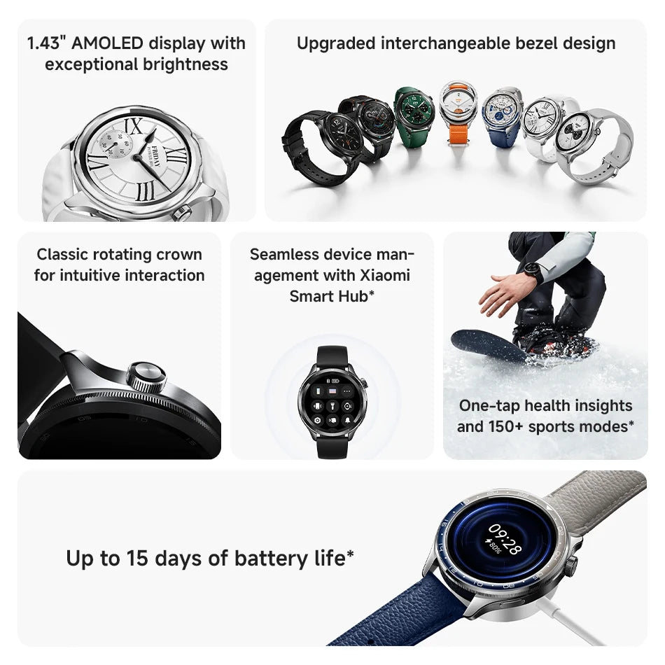 Xiaomi Smart Watch S4 Wireless AMOLED Display Versione Globale 1.43