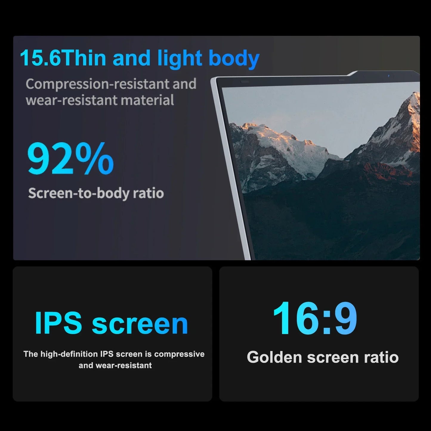 Windows 11 Pro Portable Notebook Computer 15.6" Gaming Laptop – Intel Core i7-6500U, 16GB DDR4, 512GB/1TB SSD