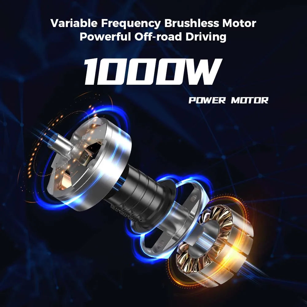 iScooter iX3 800 W Powerful Electric Kick Scooter 10 inch Tubeless 40 km/h For Adults