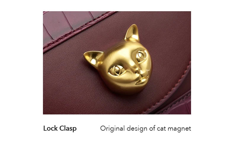 Sac à main Bafelli en cuir de crocodile pour femme