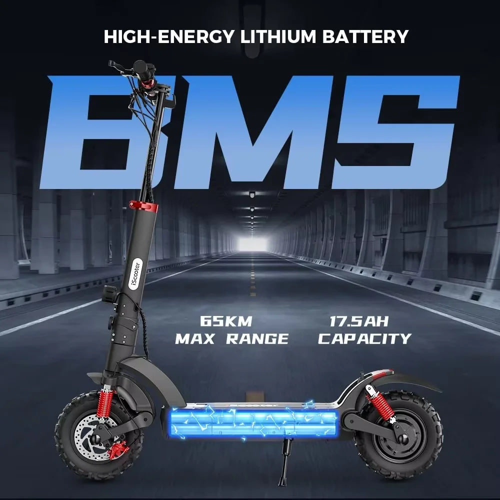 iScooter iX3 800 W Powerful Electric Kick Scooter 10 inch Tubeless 40 km/h For Adults