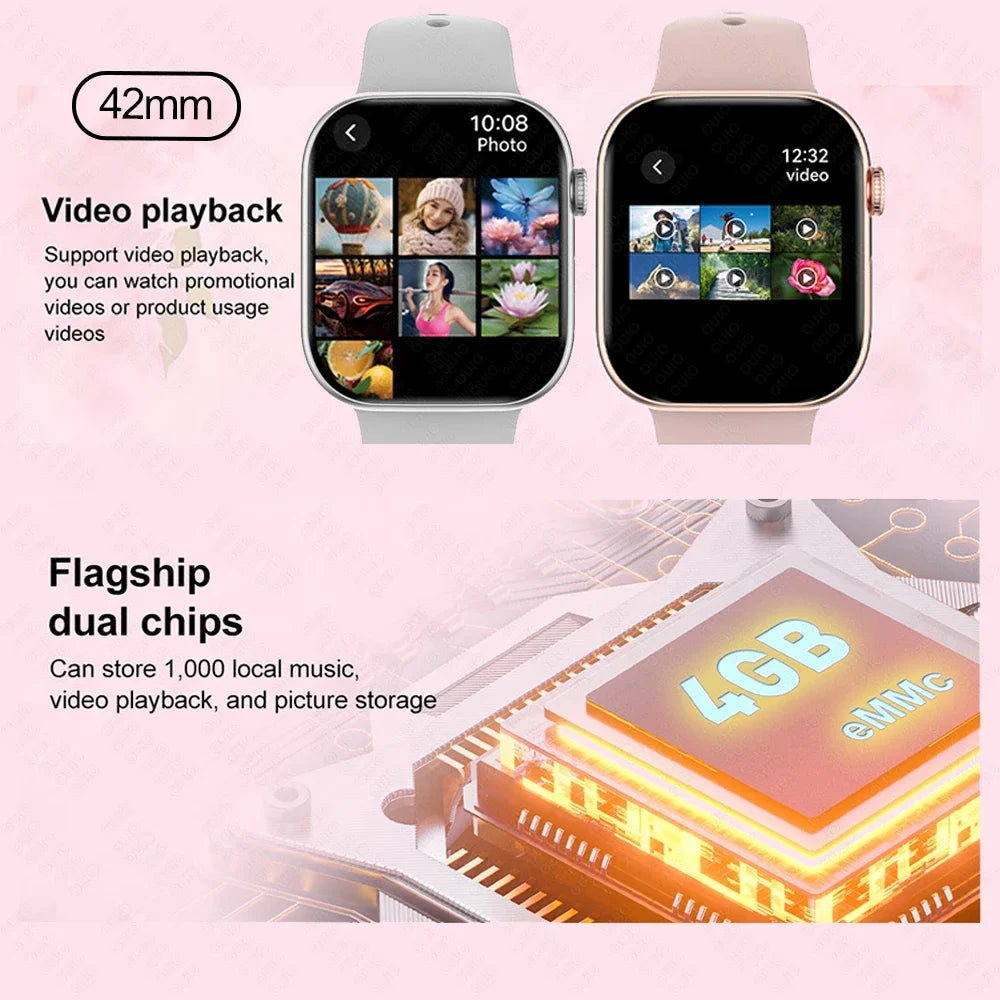 Apple DT Smart Watch X Mini 3D con AI Voice e NFC da 1,85 pollici