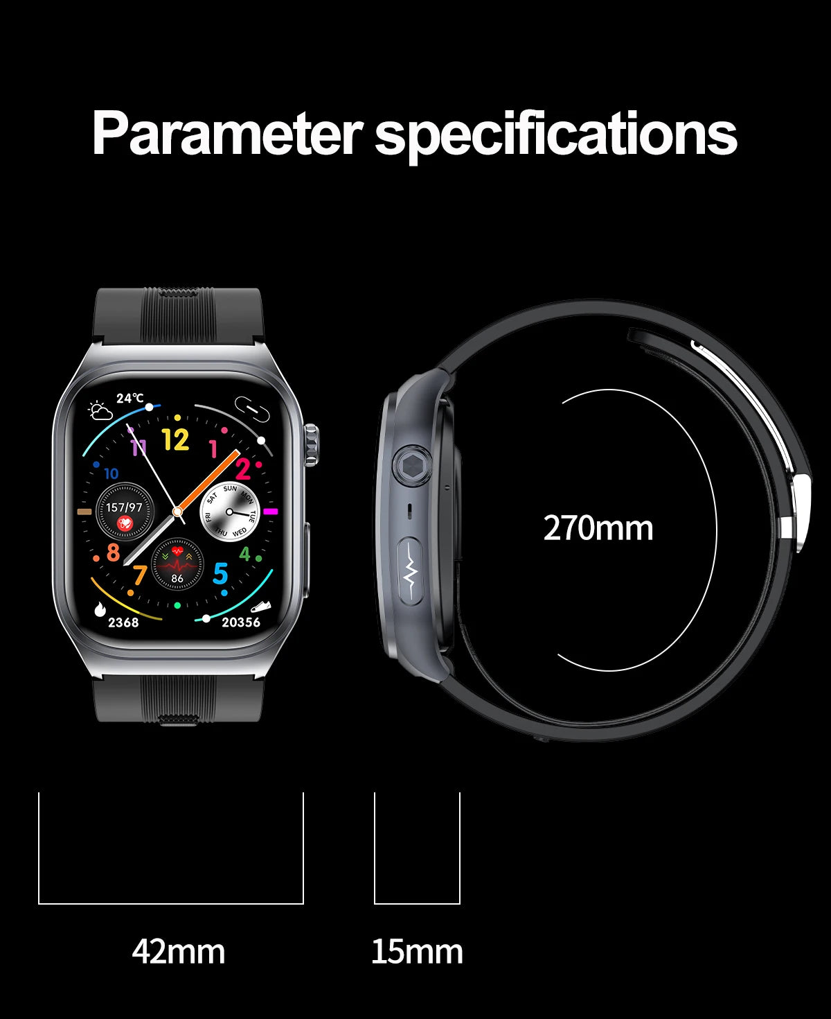 Xiaomi Air Pump Smart Watch With Airbag ECG+PPG Smart NFC
