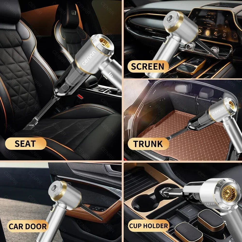 Aspirapolvere per auto CENRR/Aspirapolvere portatile e portatile senza fili ad alta aspirazione