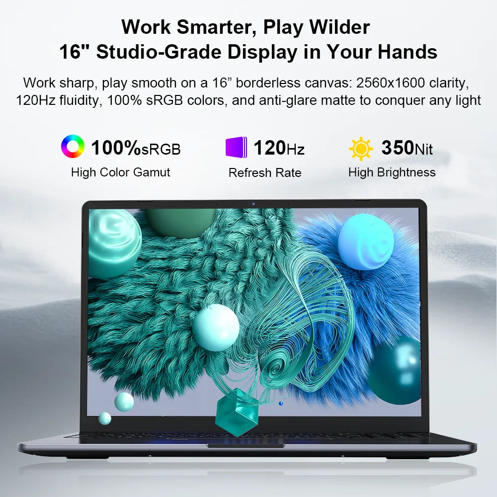 Ninkear Windows 11 Pro Laptop A15 Pro 16-Inch Laptop