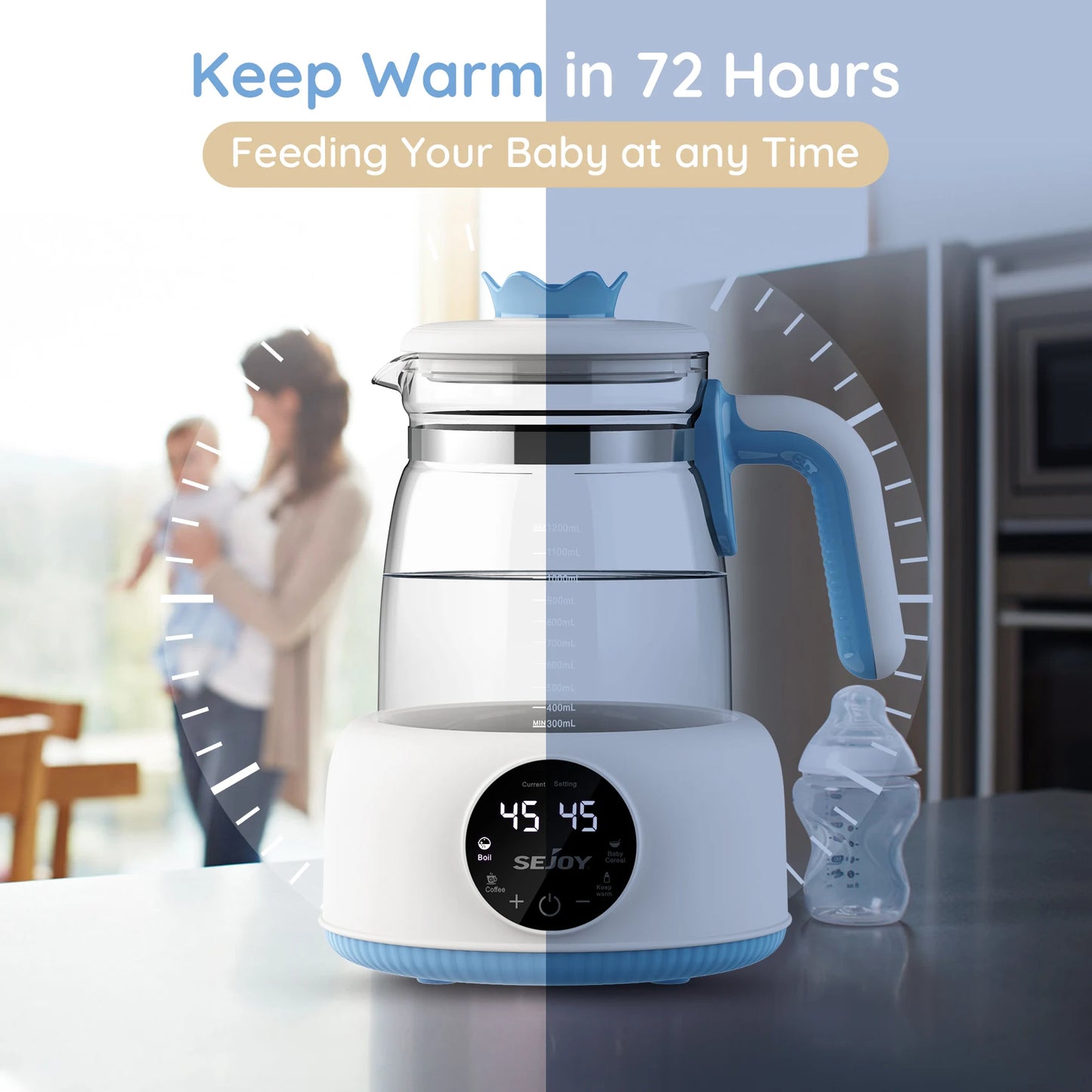 Infant Automatic Thermostatic Electric Feeding Bottle Regulator Kettle