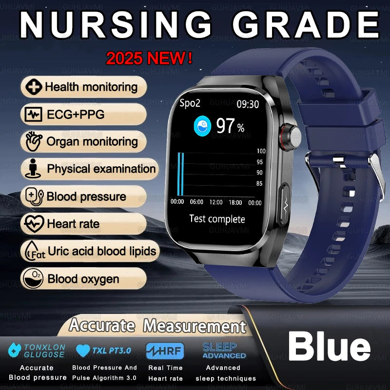 Smartwatch For XIAOMI Uric acid Blood lipids ECG+PPG Blood pressure, Health Monitoring