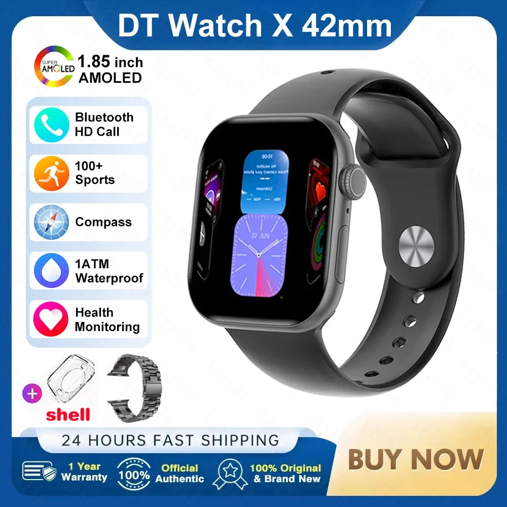 Apple DT Smart Watch X Mini 3D con AI Voice e NFC da 1,85 pollici