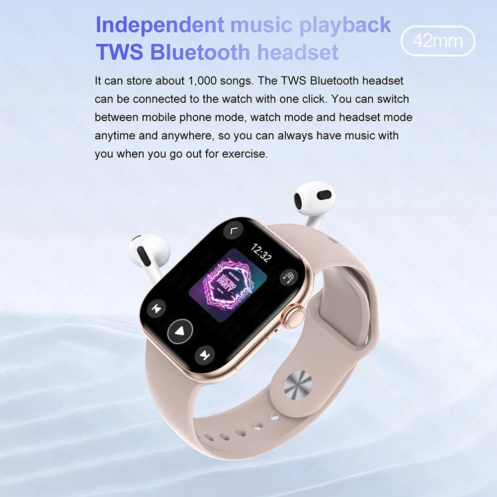 Apple DT Smart Watch X Mini 3D con AI Voice e NFC da 1,85 pollici