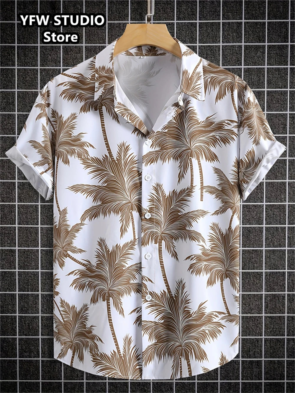 Fashion 3D Printed Summer Hawaiian Short Sleeve Beach Blouse Shirt