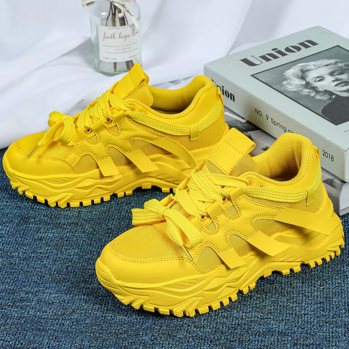 Women Fashion Luxury Origin Platform Chunky Tennis Casual Sneaker