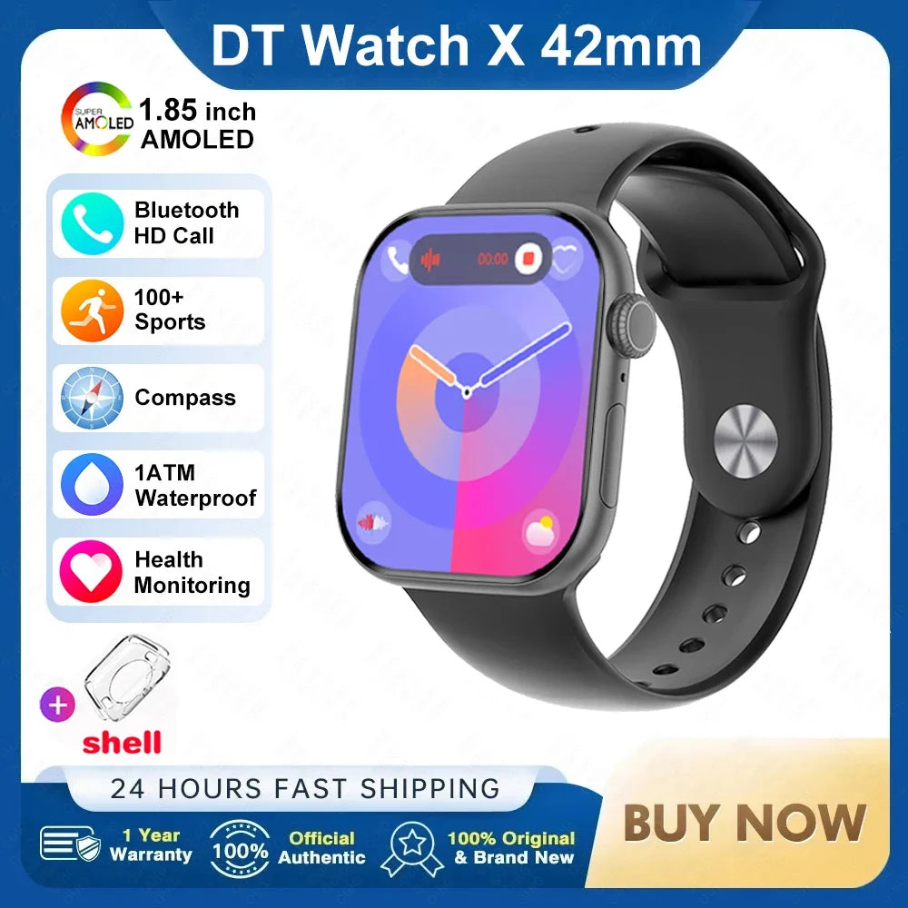 Apple DT Smart Watch X Mini 3D con AI Voice e NFC da 1,85 pollici