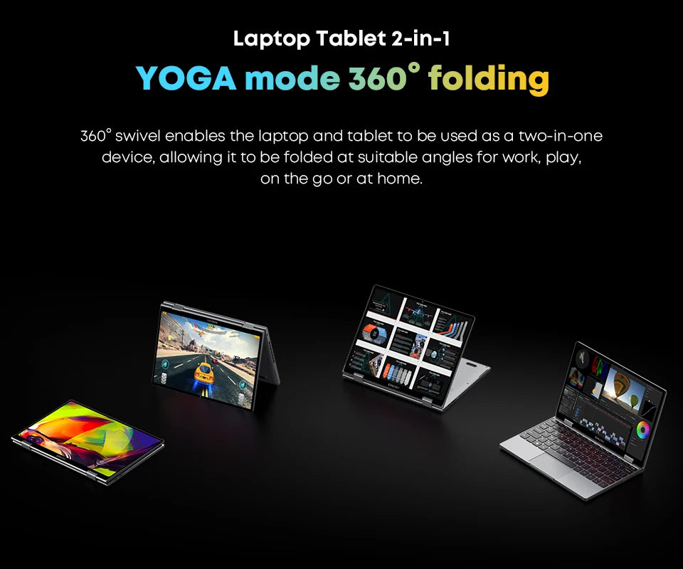 Chuwi 360° MiniBook X Laptop 2-in-1 Yoga Mode Intel N100 N5100 10.51 Inch