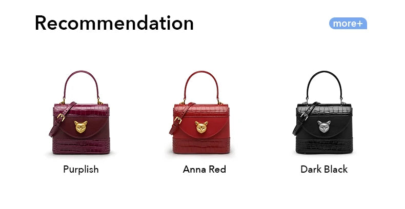 Sac à main Bafelli en cuir de crocodile pour femme