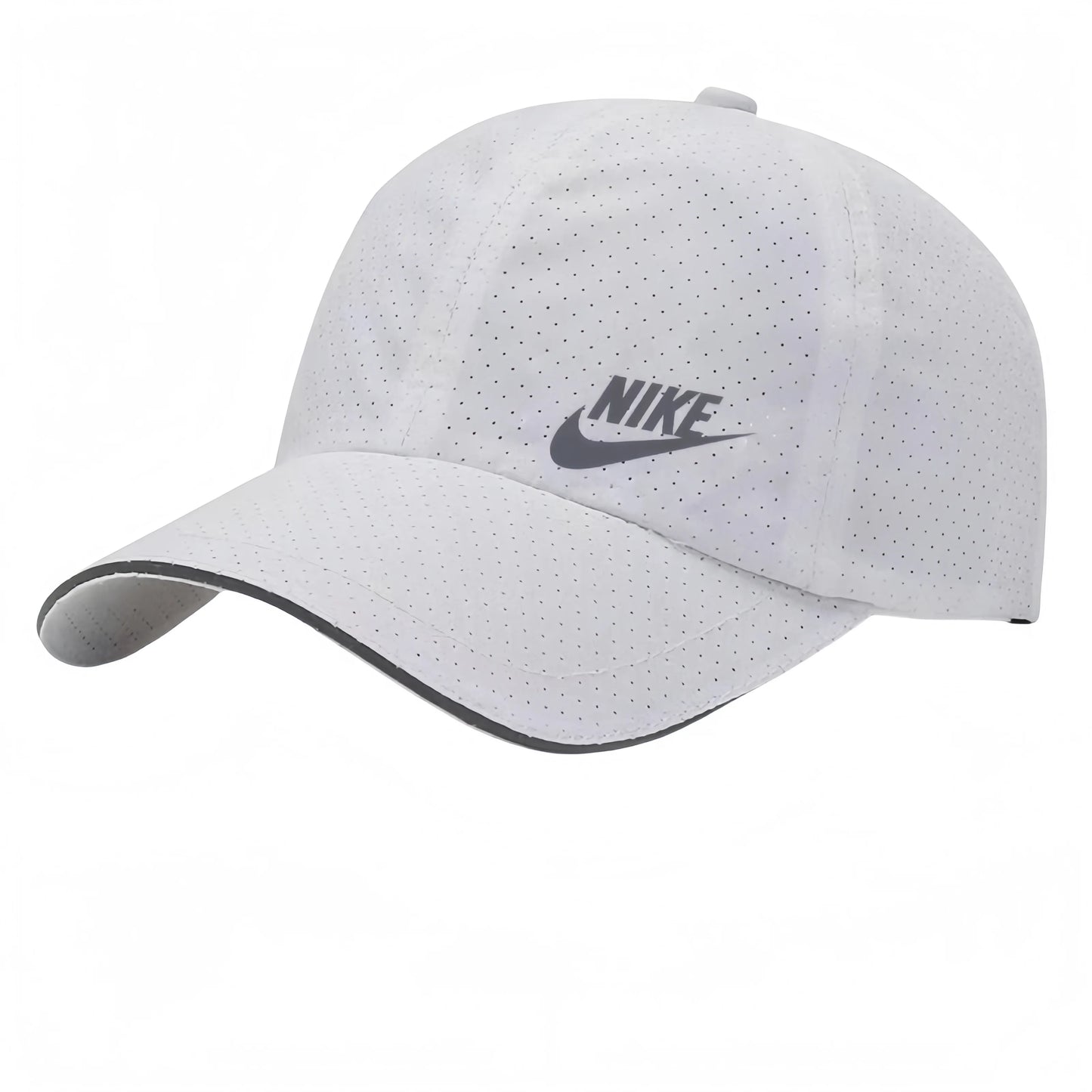 Nike Breathable Letter Logo Mesh Polyester Duck Tongue Hat