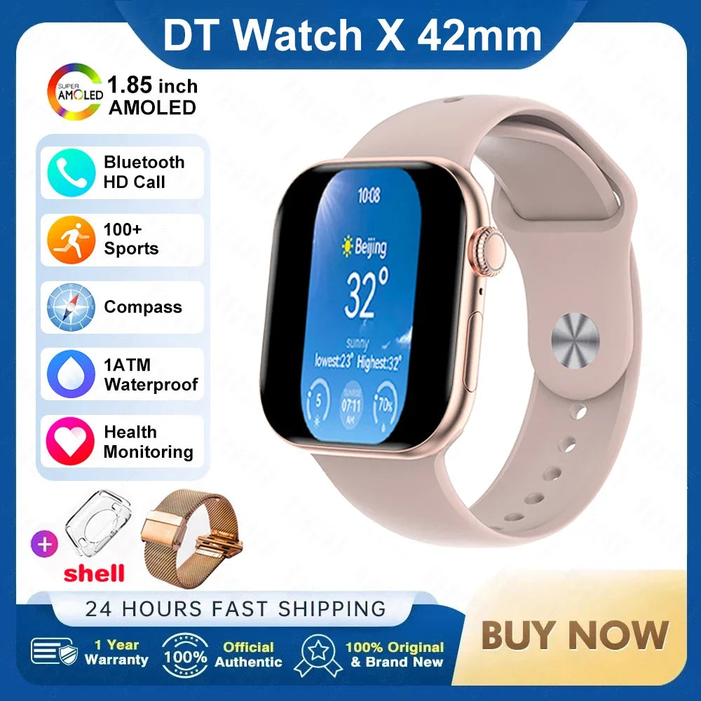 Apple DT Smart Watch X Mini 3D con AI Voice e NFC da 1,85 pollici