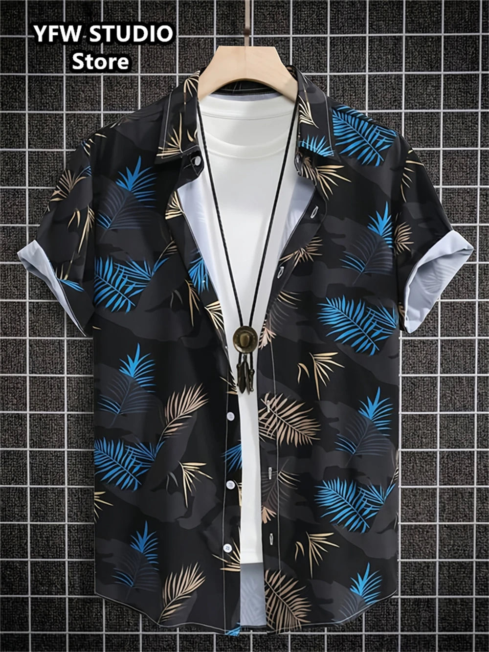 Fashion 3D Printed Summer Hawaiian Short Sleeve Beach Blouse Shirt