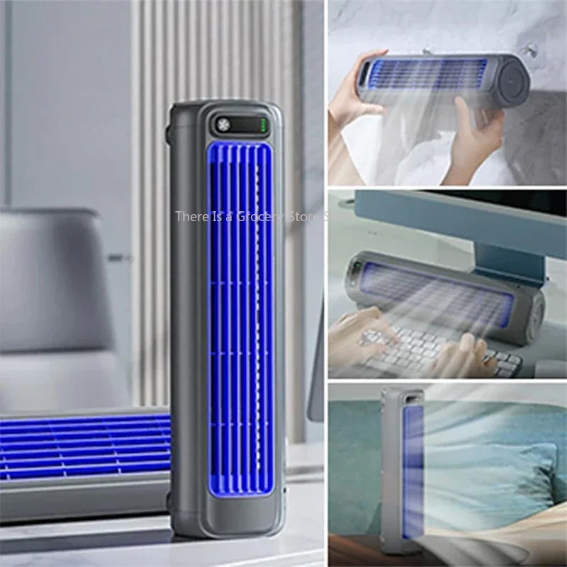 Wall Mounted Air Conditioning Silent Rechargeable Convenient Cooling Electric Fan