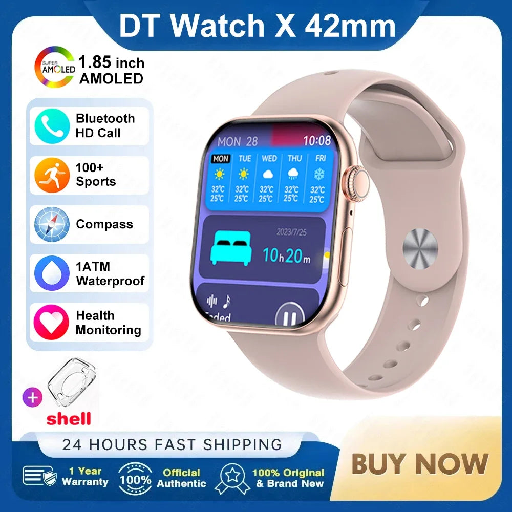 Apple DT Smart Watch X Mini 3D con AI Voice e NFC da 1,85 pollici