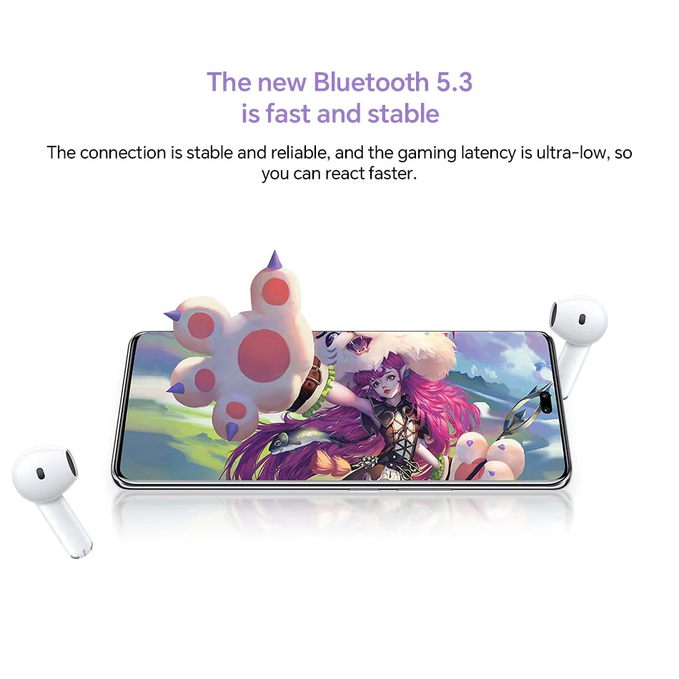 Honor Earbuds X 6 TWS Wireless Bluetooth Headphone 40 Hour Battery Life