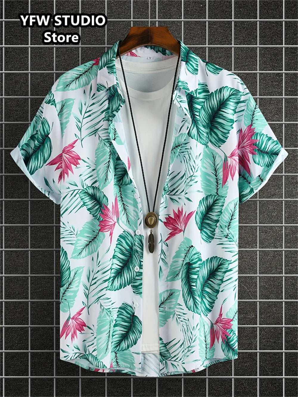 Fashion 3D Printed Summer Hawaiian Short Sleeve Beach Blouse Shirt