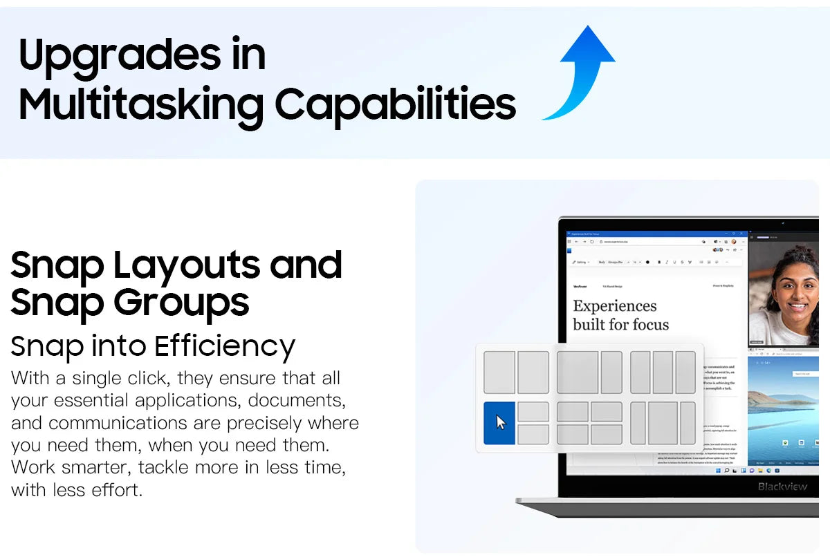 Blackview AceBook 8 Laptop 15.6" 12th Gen Intel Alder Lake N97