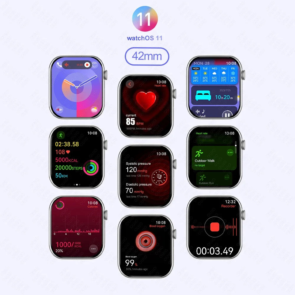 Apple DT Smart Watch X Mini 3D con AI Voice e NFC da 1,85 pollici