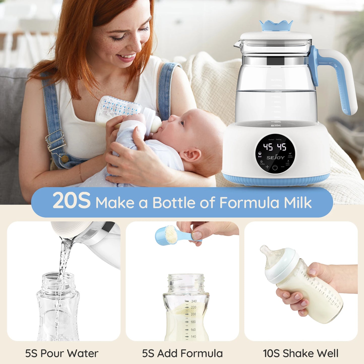Infant Automatic Thermostatic Electric Feeding Bottle Regulator Kettle