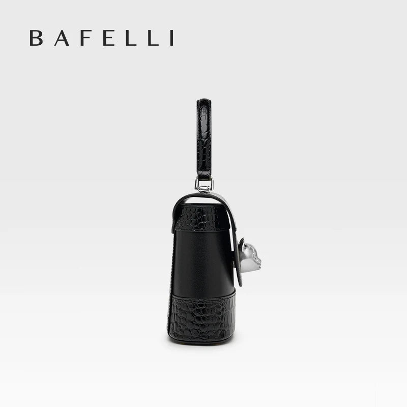 Sac à main Bafelli en cuir de crocodile pour femme